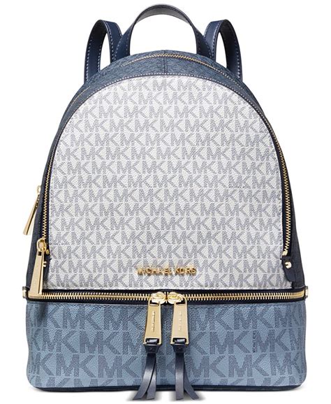 michael michael kors signature rhea zip medium backpack|rhea medium logo backpack.